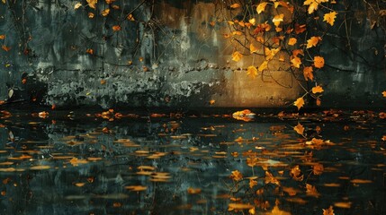 Obraz premium Nature Elements Reflection Composition