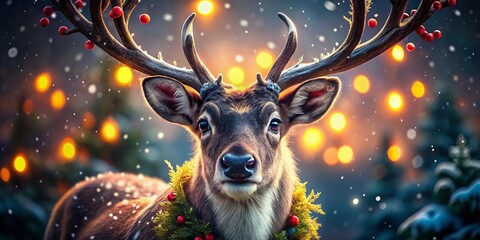 Humorous Reindeer Cartoons for Holiday Cheer and Festive Celebrations in a Playful Style