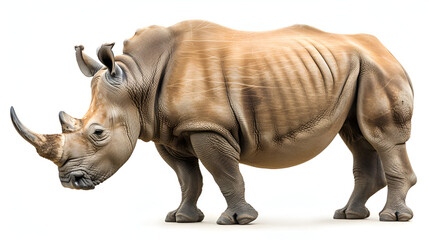 Fototapeta premium Ceratotherium simum, the White Rhinoceros ten years old 