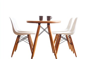 A simple office setting with a table and a cup of coffee, great for corporate or everyday use