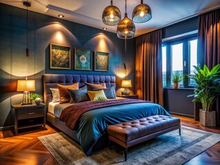 Inspiring Dark Color Bedroom Ideas for a Cozy and Elegant Atmosphere in Modern Home Decor