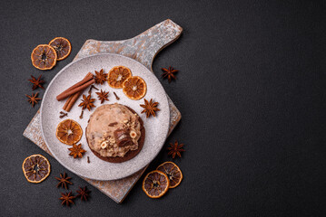 Sweet oatmeal cookies with buttercream or peanut butter