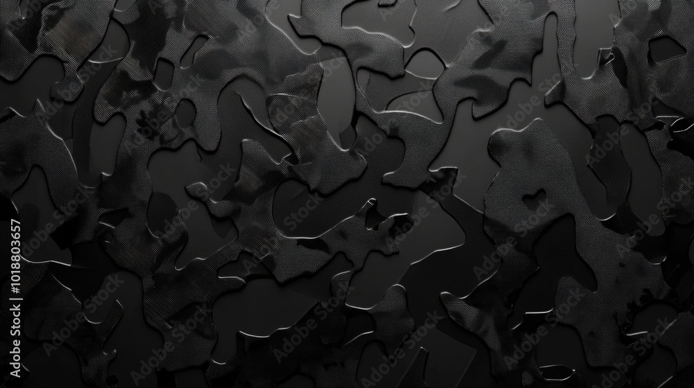 Poster close-up shot of a black wall featuring a geometric pattern, ideal for use in designs or backgrounds