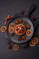 Sweet tart with figs, cheese cream and pecans