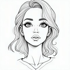 Fototapeta premium Beautiful Woman Portrait