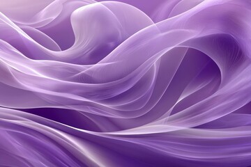 Obraz premium Abstract Purple and White Swirling Lines