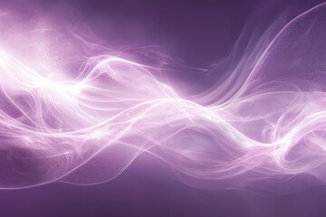 Abstract Purple and White Swirling Light Pattern