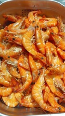 shrimp on a plate