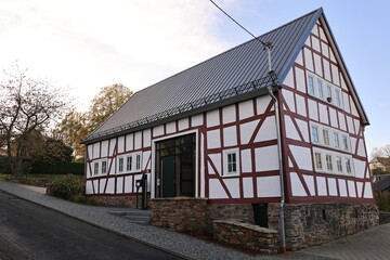 Historisches Fachwerkhaus im Zentrum der Stadt Willnsdorf im Siegerland