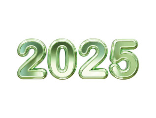 2025 new year rendering 3 illustration