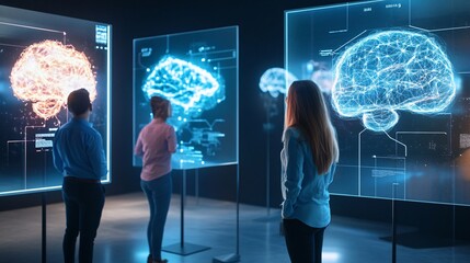 Cognitive Training Room with Engaged Participants