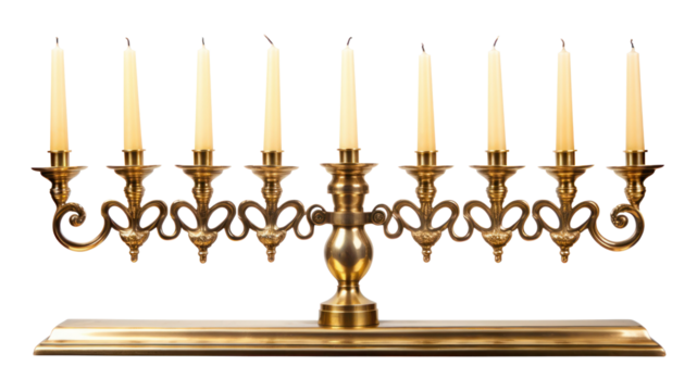 PNG Hanukkah candle white background Hanukkah menorah.