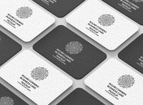 Round Corners Business Card 3