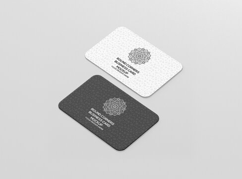 Round Corners Business Card 4