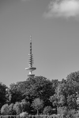 Obraz premium Schiffahrt auf der Alster in Hamburg