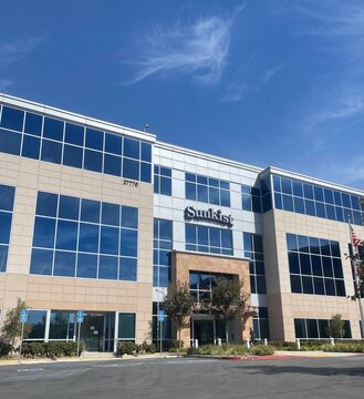 Valencia, CA - USA - October 7, 2024 - Entrance to the Sunkist Growers corporate headquarters