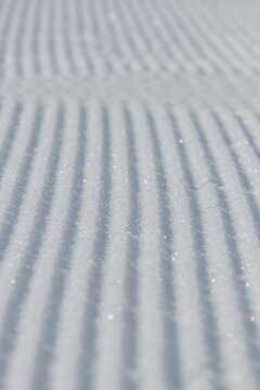 Ski pist on ski resort in tirol mountains.