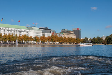 Die Hansestadt Hamburg an der Alster