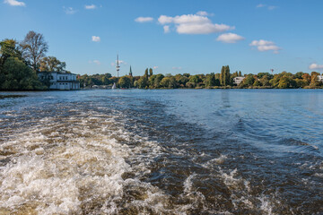 Die Hansestadt Hamburg an der Alster