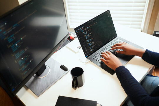 computer engineer working