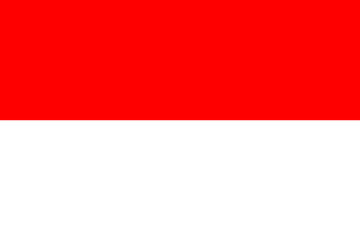 National Flag Republic of Indonesia - vector,
