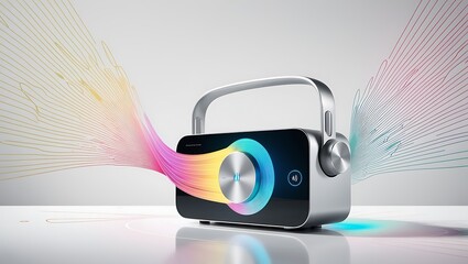 World Radio Day Image - Radio Set Presentation for Celebrating Radio's Impact