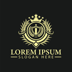 Handwriting Lettering Vintage logo design with retro style emblem vector