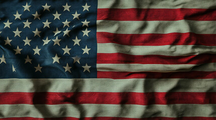 American flag background,