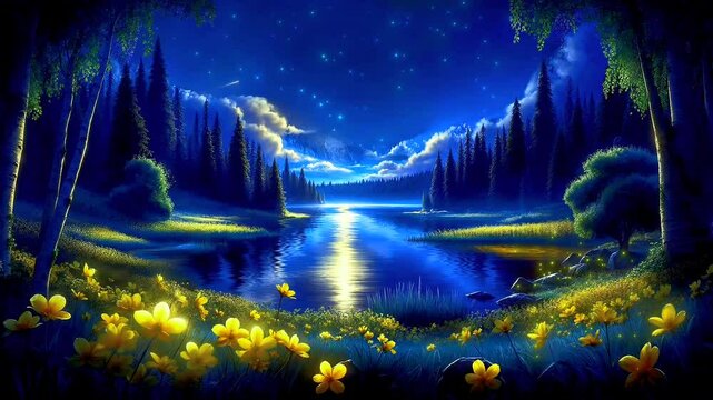 natural scenery in spring