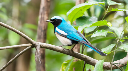 Bird sat on the tree