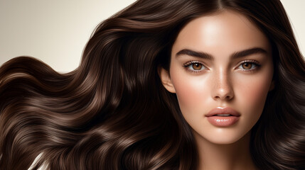 woman with hair
