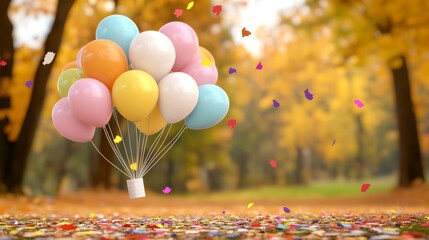 An open area for celebrating the celebrant's favorite memories is on the left of the poster