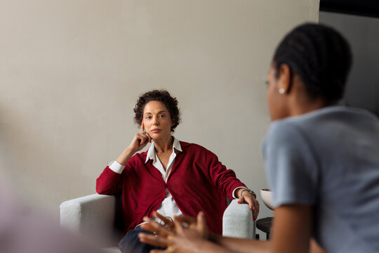 Psychiatrist working