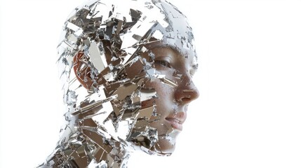 Creative Passion Unleashed - Ultra-Detailed Double Exposure Portrait of Artist with Paint Splatters and Tools