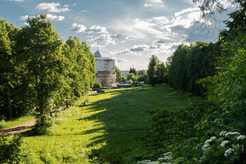 A sunny summer day in the countryside, Russia