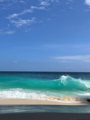 waves on the beach