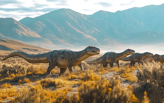 A newly hatched Psittacosaurus dinosaur emerges from its nest, its diminutive size and delicate features a stark contrast to the weathered, time-worn rocks that surround it
