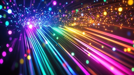 Fototapeta premium Abstract Rainbow Lights