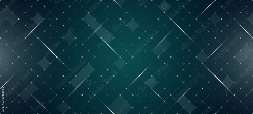 Poster vr hud futuristic interface rhombus grid. digital ui screen rhombic mesh. gui hi tech seamless patte
