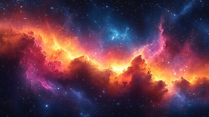 Fototapeta premium fire in the sky