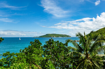 Island Conception, Port Launay Marine Park, Island Mahe, Republic of Seychelles, Africa.