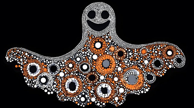 Art with Shiny Stones, Shapes, Animals, Woman, Dog, Cat, Elephant, Ghost, Mosaic, Abstract Image, Texture, Pattern Background, Wallpaper, Cover and Screen for Smartphone, PC, Laptop, 9:16 and 16:9 For