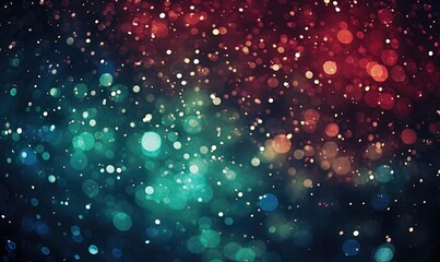 Obraz premium Gradient red and blue shining glittering background. Beautiful galaxy background with nebula cosmos. Stardust and bright shining stars in universe. Science and education