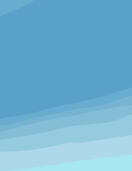 blue minimalist abstract aesthetic illustration. Modern style wall decoration. Contemporary artistic poster collection