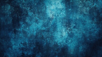 Obraz premium Textured blue grunge background for horror themes
