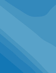 blue minimalist abstract aesthetic illustration. Modern style wall decoration. Contemporary artistic poster collection