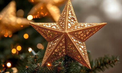 Sparkling holiday star tree toppers bright and beautiful decorations for a magical Christmas