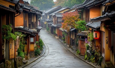Fototapeta premium Old Ninenzaka street in Kyoto, Japan