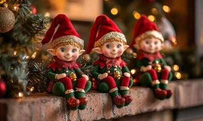 Playful Christmas elf decorations fun and festive additions for a joyful holiday home