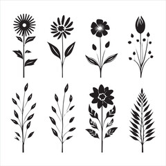 illustration of a rose, flower, floral, vector, design, pattern, decoration, nature, illustration, leaf, flowers, element, ornament, art, plant, frame, spring, tattoo, silhouette, wallpaper, black, de